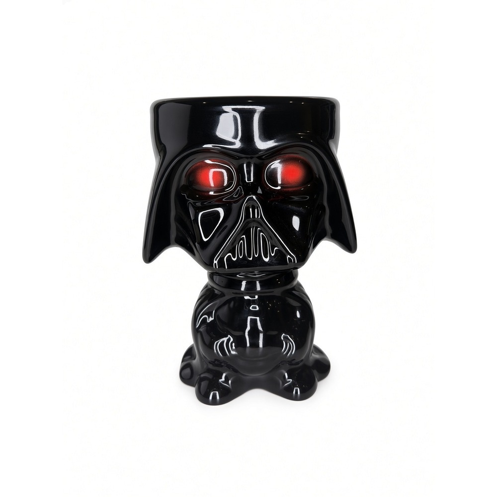 Star Wars Darth Vader Ceramic Mug Galerie Glossy Black Red Eyes 6in Collectible